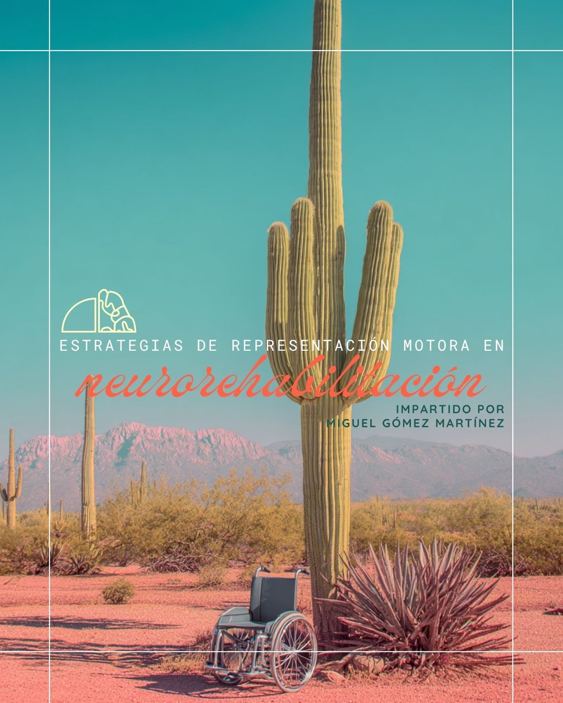 Cartel del curso Estrategias de representación motora en neurorehabilitación