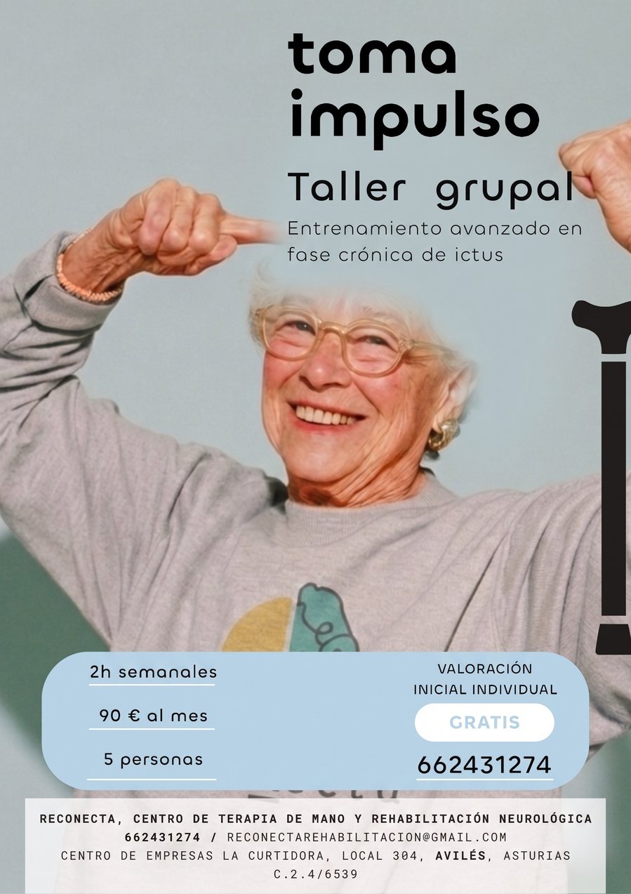 Cartel del taller Toma impulso